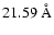$21.59~ \AA$