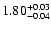$\rm 1.80_{-0.04}^{+0.03}$