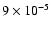 $9\times 10^{-5}$