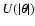 $U(\vert\vec{\theta}\vert)$