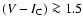 $(V-I_{\rm C}) \ga1.5$