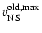 $v_{\rm NS} ^{{\rm old}, {\rm
max}}$