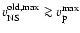 $v_{\rm NS} ^{{\rm old},{\rm
max}} \ga v_{\rm p} ^{\rm max}$