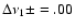 $\Delta\nu_1\pm=.00$