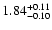 $\rm 1.84^{+0.11}_{-0.10}$