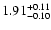 $\rm 1.91^{+0.11}_{-0.10}$