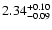 $\rm 2.34^{+0.10}_{-0.09}$
