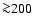 ${\ga} 200$