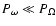 $P_{\omega} \ll P_{\Omega}$