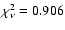 $\chi^2_{\nu}=0.906$