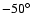 $-50^\circ$