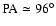 $\rm PA \simeq 96^\circ$