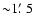 ${\sim}
1\hbox{$.\mkern-4mu^\prime$ }5$
