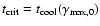 $t_{\rm
crit}=t_{\rm cool}(\gamma_{\rm max,0})$