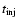 $t_{\bgroup \rm inj\egroup }$