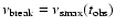 $\nu_{{\rm break}}=\nu_{\rm smax}(t_{\rm
obs})$
