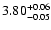 $\rm 3.80^{+0.06}_{-0.05}$