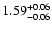 $\rm 1.59^{+0.06}_{-0.06}$