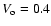 $V_{\rm o}=0.4$