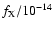 $f_{\rm X}/10^{-14}$