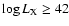 $\log L_{\rm X} \ge 42$