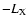 $-L_{\rm X}$