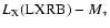 $L_{\rm X} ({\rm LXRB}) - M_{\ast}$