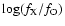 $\log (f_{\rm X}/f_{\rm O})$