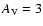 $A_{\rm V}=3$