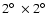 $2\hbox{$^\circ$ }\times 2\hbox{$^\circ$ }$