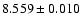 $8.559\pm0.010$
