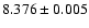 $8.376\pm0.005$