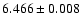 $6.466\pm0.008$