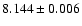 $8.144\pm0.006$
