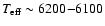$T_{\rm eff} \sim 6200{-}6100$