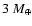 $3~M_{\oplus}$