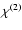 $\chi^{(2)}$