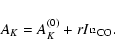 \begin{displaymath}
A_K = A_K^{(0)} + r I_{{}^{12}{\rm CO}}.
\end{displaymath}