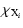 $\displaystyle \chi_{{\rm X}_i}$