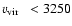 $\hbox{$v_{\rm vir}$ }~< 3250$