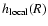 $h_{\rm local}(R)$