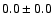 $0.0\pm0.0$