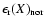 $\epsilon_{\rm r} (X)_{\rm nor}$