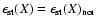 $\epsilon_{\rm st} (X) = \epsilon_{\rm st}(X)_{\rm nor}$