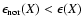 $\epsilon_{\rm nor} (X) < \epsilon(X)$