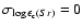 $\sigma_{\log\epsilon _{\rm c}(Sr)} = 0$