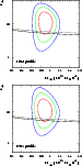 \begin{figure}
\par\includegraphics[width=6.5cm,clip]{halofit.eps}\par\vspace*{3mm}
\includegraphics[width=6.5cm,clip]{halofit3.eps}
\end{figure}