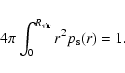 \begin{displaymath}4 \pi \int_0^{R_{\rm vir}} r^2 p_{\rm s}(r) = 1 .
\end{displaymath}