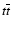 $t\overline t$