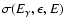 $\sigma(E_\gamma, \epsilon, E)$